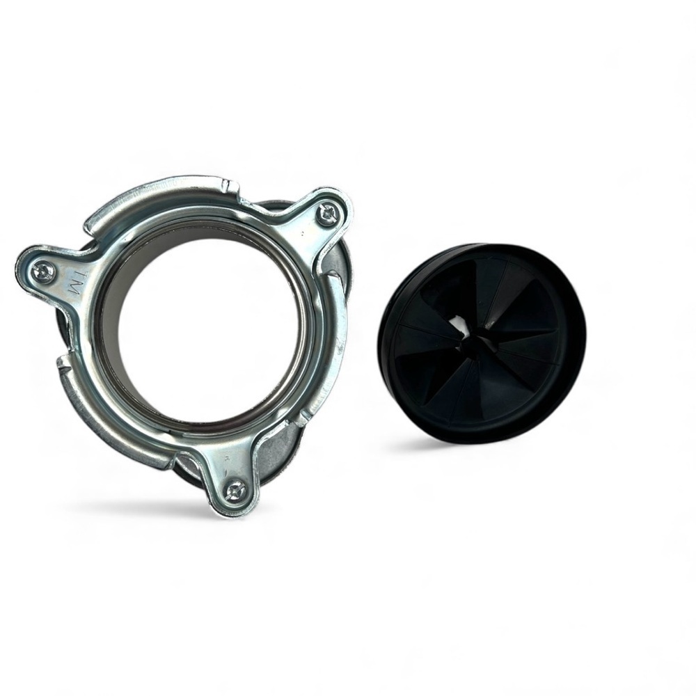 InSinkErator Sink Mount QLM00 Chrome Quick Lock Flange & Splash Guard Accessory - Picture 2 of 4